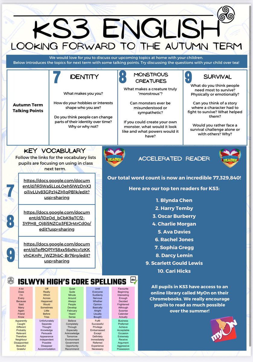 Islwyn High English (@islwynenglish) on Twitter photo Our KS3 and year ten summer newsletters were sent out via ClassCharts this afternoon. Please take a look and use them to access links and support learning at home. A huge well done to all our pupils who have worked so hard this year and made fantastic progress.ππΌππ <a href="/IslwynHigh/">Islwyn High School</a> Our KS3 and year ten summer newsletters were sent out via ClassCharts this afternoon. Please take a look and use them to access links and support learning at home. A huge well done to all our pupils who have worked so hard this year and made fantastic progress.ππΌππ <a href="/IslwynHigh/">Islwyn High School</a>