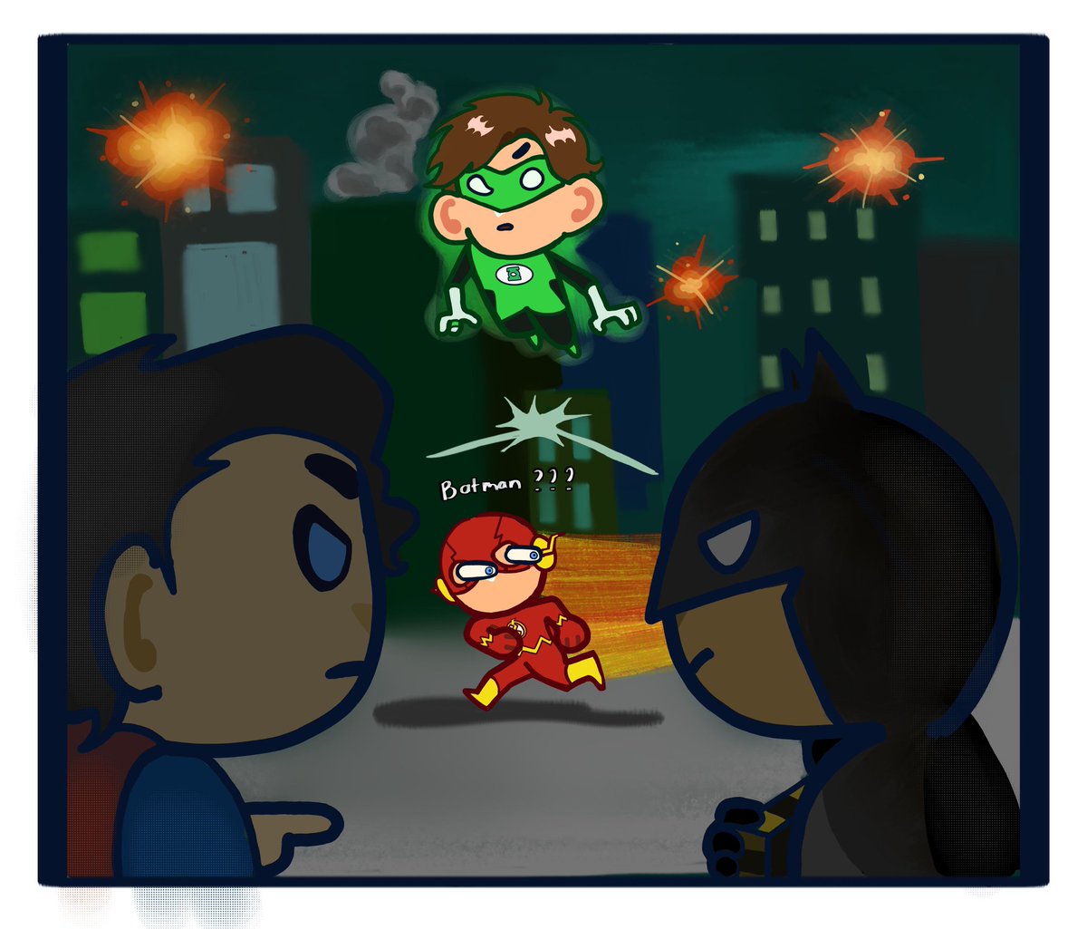 AesopGod's tweet image. That one scene in justice league: war, if u know
#DC #SuperBat #GreenLantern #TheFlash