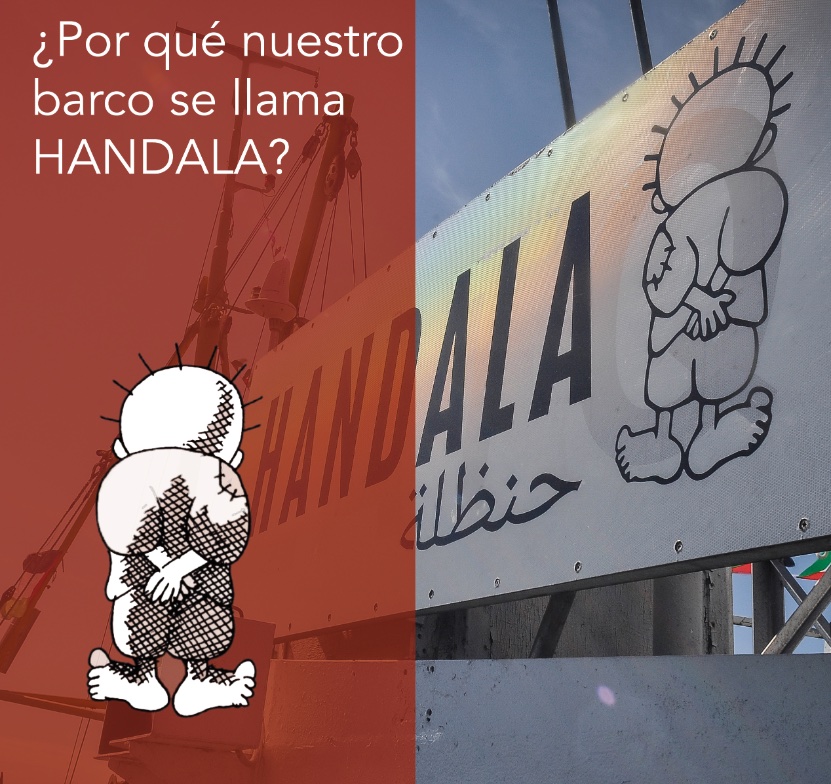 rumboagaza's tweet image. ¿Por qué nuestro barco se llama #Handala? Handala representa a la infancia de #Palestina con décadas de sufrimiento a su espalda. Más de 17000 menores asesinados en #Gaza en lo que va de #genocidio.
#ForTheChildrenOfGaza
#PorLaInfanciaPalestina
@GazaFFlotilla