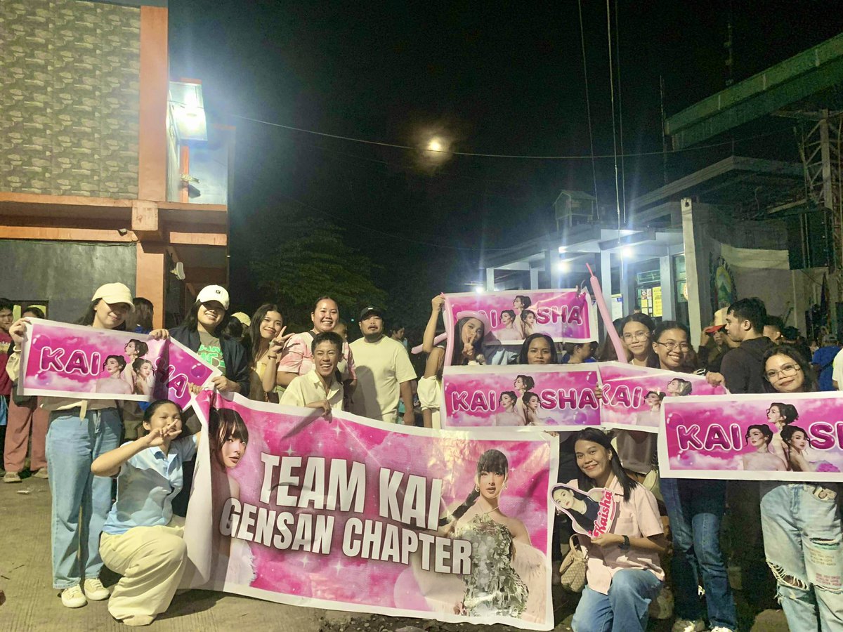TeamKaiOFC_'s tweet image. A massive thank you to our Team Live who made the extra effort to be with Kai at the Mystic Rock Music Festival in Sarangani โ some of you even traveled all the way from Gensan and Davao just to see her perform live.
We know it wasnโt easy โ the long commute, the weather, theโฆ