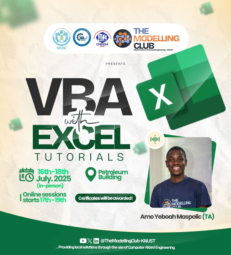 ClubModelling's tweet image. 🚨 VBA with Excel Tutorials – July 2025 Edition!🚨

 Join us for an intensive VBA with Excel Tutorial Series designed to take you to the next level.

🔗 Register now via the link below:

docs.google.com/forms/d/e/1FAI…