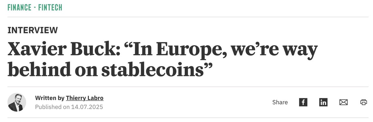 OffChain_Lux's tweet image. When even Maison Moderne starts talking positively about crypto… you know something’s changing.
For years, Luxembourg has kept blockchain at arm’s length; too risky, too volatile, too complex. But the narrative is finally shifting.
In a new feature interview, Xavier Buck…