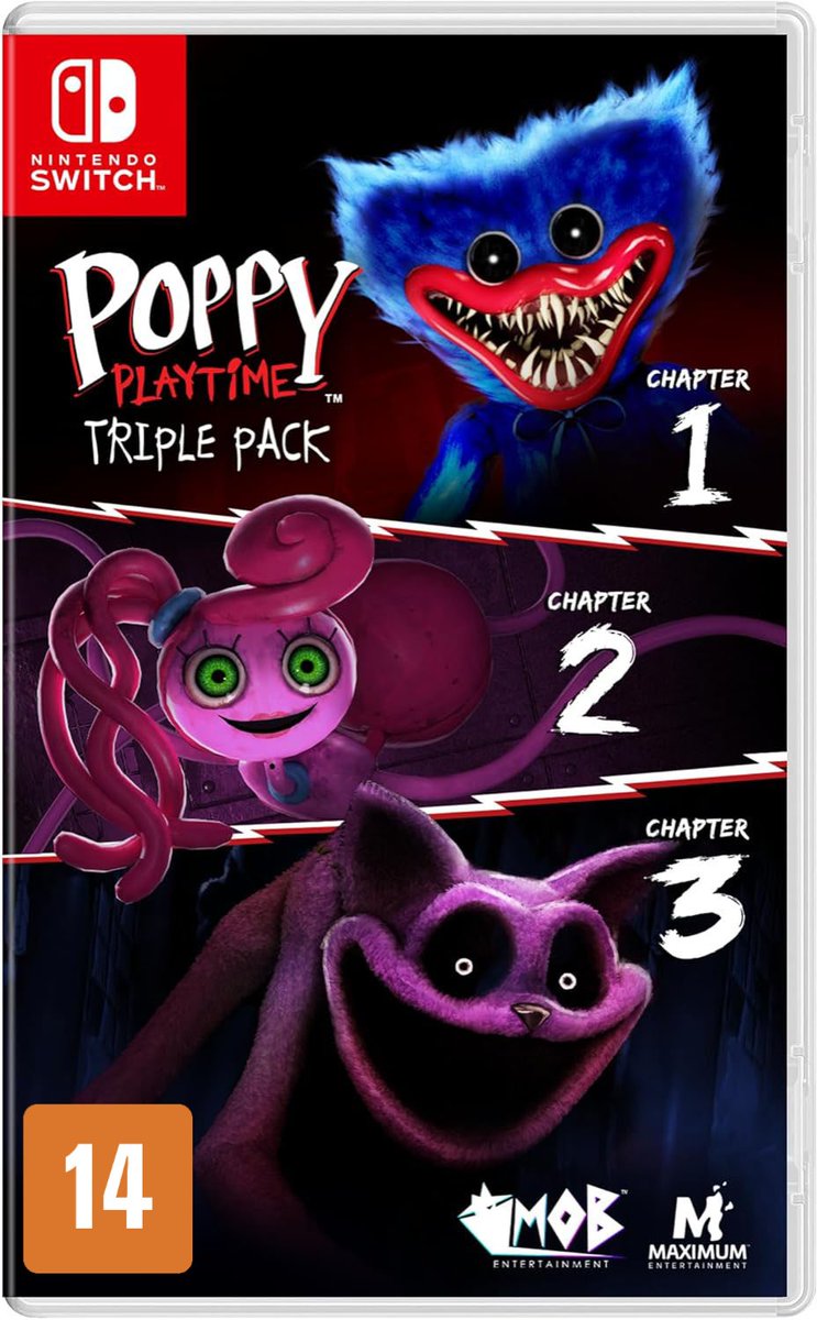 MobGamesBrasil's tweet image. Poppy Playtime Pacote Triplo do Switch está em promoção de #PrimeDayAmazon Compre Agora: amzn.to/3TEYSmU