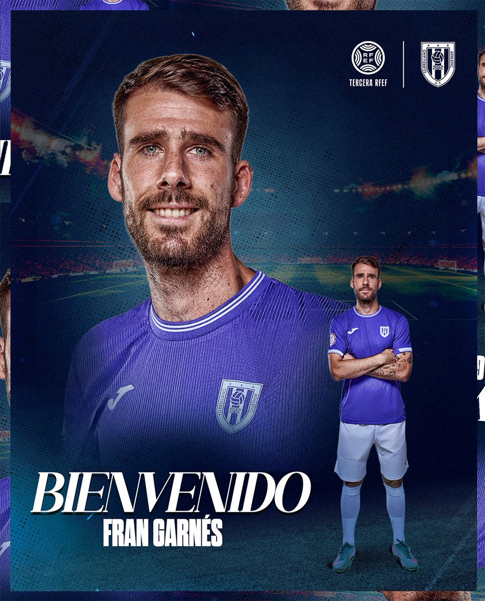 ✍🏼 Fran Garnés, nuevo 𝙁𝙄𝘾𝙃𝘼𝙅𝙀 del Athletic Club Torrellano.

✔️ Defensor contundente, agresivo y fuerte en el juego aéreo. Llega desde el CD Cieza tras disputar playoff a 2ª RFEF.

#ACTorrellano | #TerceraRFEF
