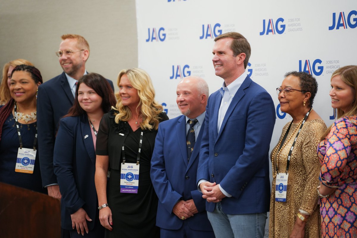 GovAndyBeshear's tweet image. Empowering children to become the leaders of tomorrow is important work that should be celebrated. It was an honor to recognize the life-changing impact of @JAGnational and JAG Kentucky this week as they continue to show youth in Kentucky and beyond that their futures are bright.