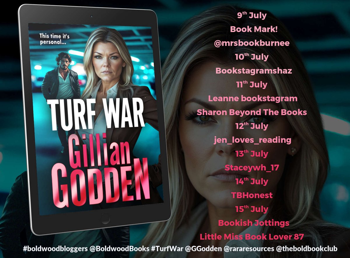 BookishJottings's tweet image. Red the @BookishJottings review for @GGodden&apos;s #TurfWar published by @BoldwoodBooks here: bookishjottings.com/2025/07/15/tur… @rararesources #BoldwoodBloggers #Thrillers #CrimeFiction #Mystery #Suspense #BookReview