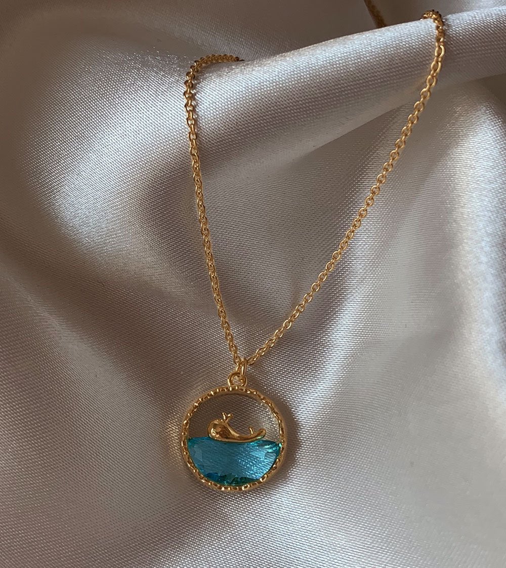 Blue Whale Necklace 🐳