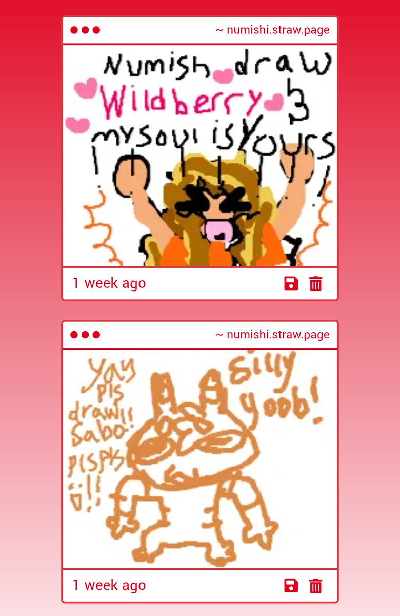 Numishi1's tweet image. Heh ty for the little doodles and yes, I will draw Wildberry often and I should draw one piece stuff again, just let me catch up with the anime and manga again lmao 🤸