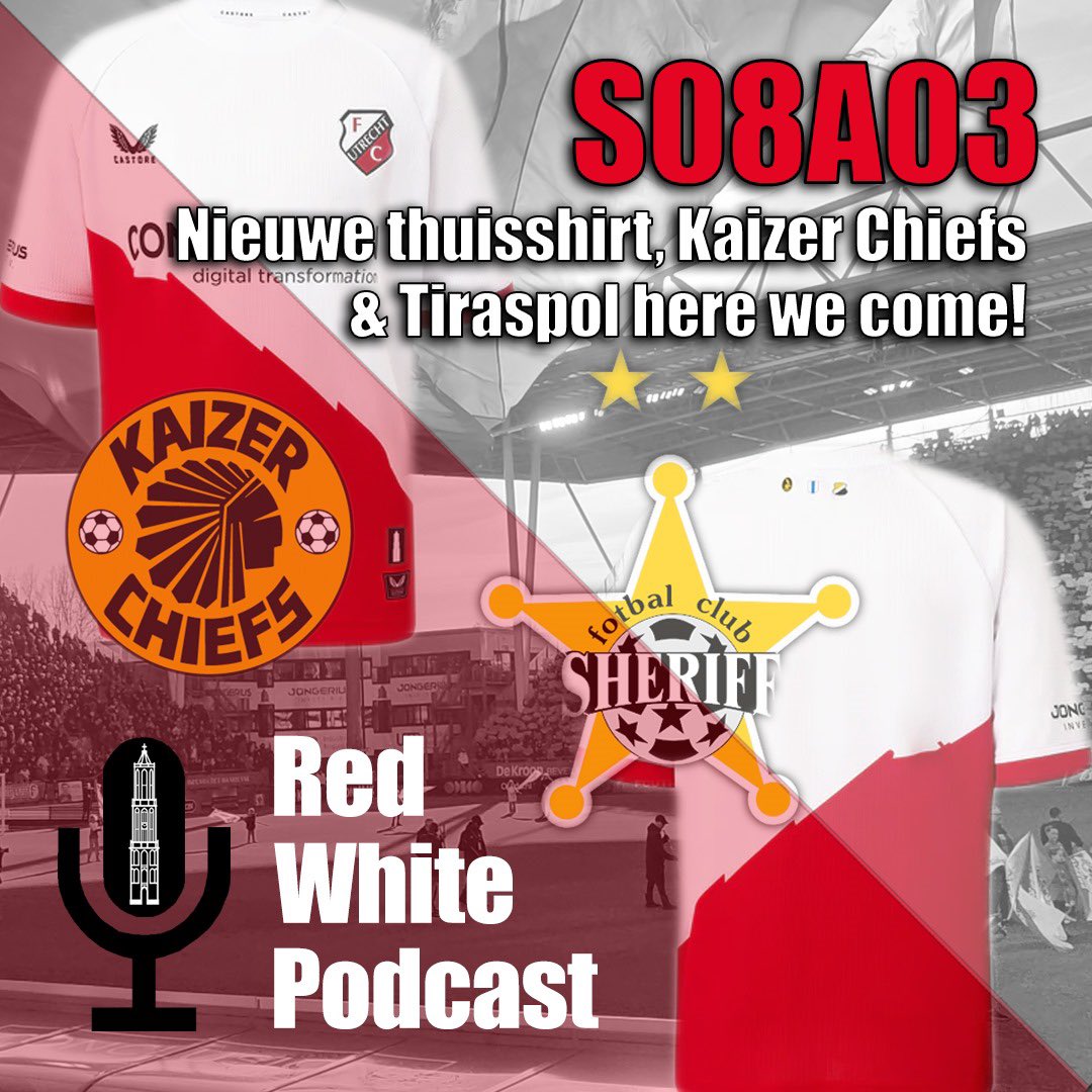 Red White Podcast (@redwhitepod) on Twitter photo ๐๐๐๐๐๐ ๐ผ๐๐๐๐๐๐๐๐๐! ๐๐๏ธ
โฝ๏ธ Vierklapper tegen <a href="/KaizerChiefs/">Kaizer Chiefs</a>
๐ Het nieuwe thuisshirt
๐ฒ๐ฉ Wij gaan naar Tiraspol!
Nu te beluisteren in je favoriete podcastapp! ๐ฒ๐ง #fcutrecht ๐๐๐๐๐๐ ๐ผ๐๐๐๐๐๐๐๐๐! ๐๐๏ธ
โฝ๏ธ Vierklapper tegen <a href="/KaizerChiefs/">Kaizer Chiefs</a>
๐ Het nieuwe thuisshirt
๐ฒ๐ฉ Wij gaan naar Tiraspol!
Nu te beluisteren in je favoriete podcastapp! ๐ฒ๐ง #fcutrecht