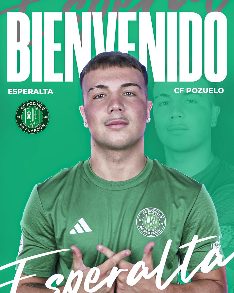 𝗙𝗜𝗖𝗛𝗔𝗝𝗘 |

🤝 ESPERALTA, FICHADO 🤝

🙌 Adrián Esperalta se convierte en nuevo jugador del Pozuelo 

🔝 Jugador con amplia experiencia en 3RFEF tanto en Madrid como fuera de la Comunidad. Traemos juventud y más dinamita para nuestro ataque  🙌

¡¡ Bienvenido a tu nueva