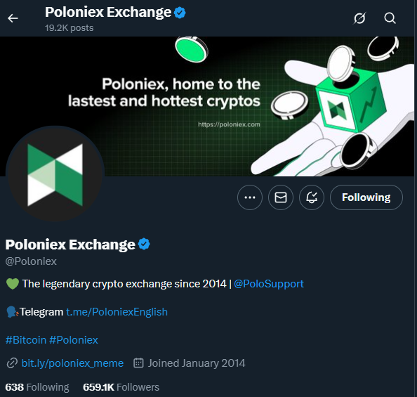 oscar_shibainu's tweet photo. Wow! $OSCAR is now a pinned post on @Poloniex main page!

@Poloniex has over 659k followers and is followed by major influencers in the crypto space, this is massive exposure for our token!

Absolutely incredible. Big thanks to the @Poloniex team
@justinsuntron💚

https://t.co/0WtfSZ64Nm