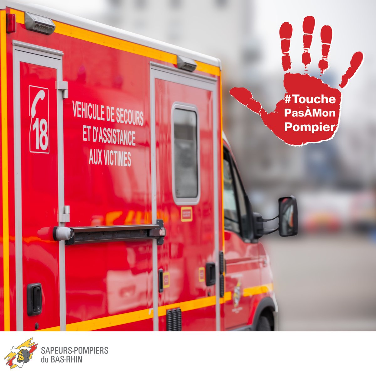 Le compagnon d’une victime avait agressé des #Pompiers67 début juin à Strasbourg. Également poursuivi pour d’autres faits, il a été condamné à une peine de 6 mois de prison ferme, à verser un total de 450€ à chaque sapeur-pompier + 900€ de frais procédure.
#TouchePasÀMonPompier