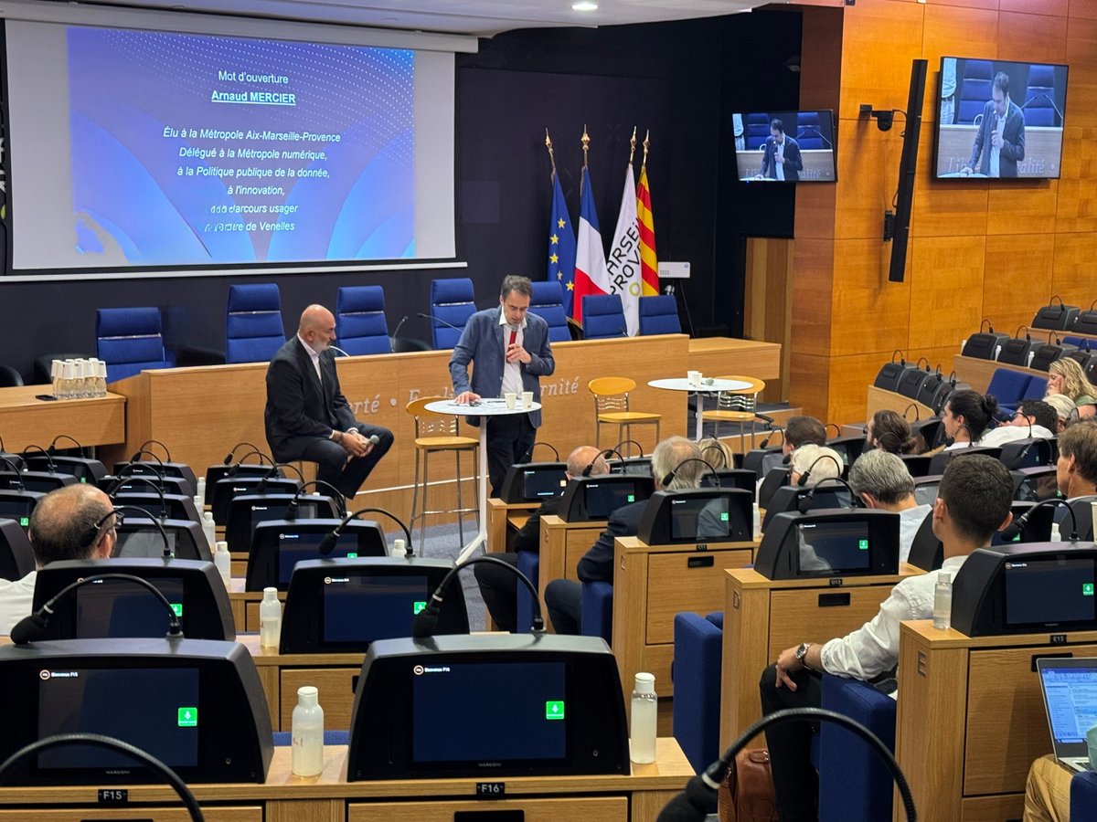 Métropole Aix-Marseille-Provence (@ampmetropole) on Twitter photo Retour sur la 1️⃣ère édition du Méridional Economic Forum (MEF) ! 🚀
À #Marseille, le #MEF à rassemblé tout un écosystème autour d’un objectif : accélérer l’innovation sur notre territoire. 💡
Une journée pour connecter idées et financements, révéler les opportunités et Retour sur la 1️⃣ère édition du Méridional Economic Forum (MEF) ! 🚀
À #Marseille, le #MEF à rassemblé tout un écosystème autour d’un objectif : accélérer l’innovation sur notre territoire. 💡
Une journée pour connecter idées et financements, révéler les opportunités et