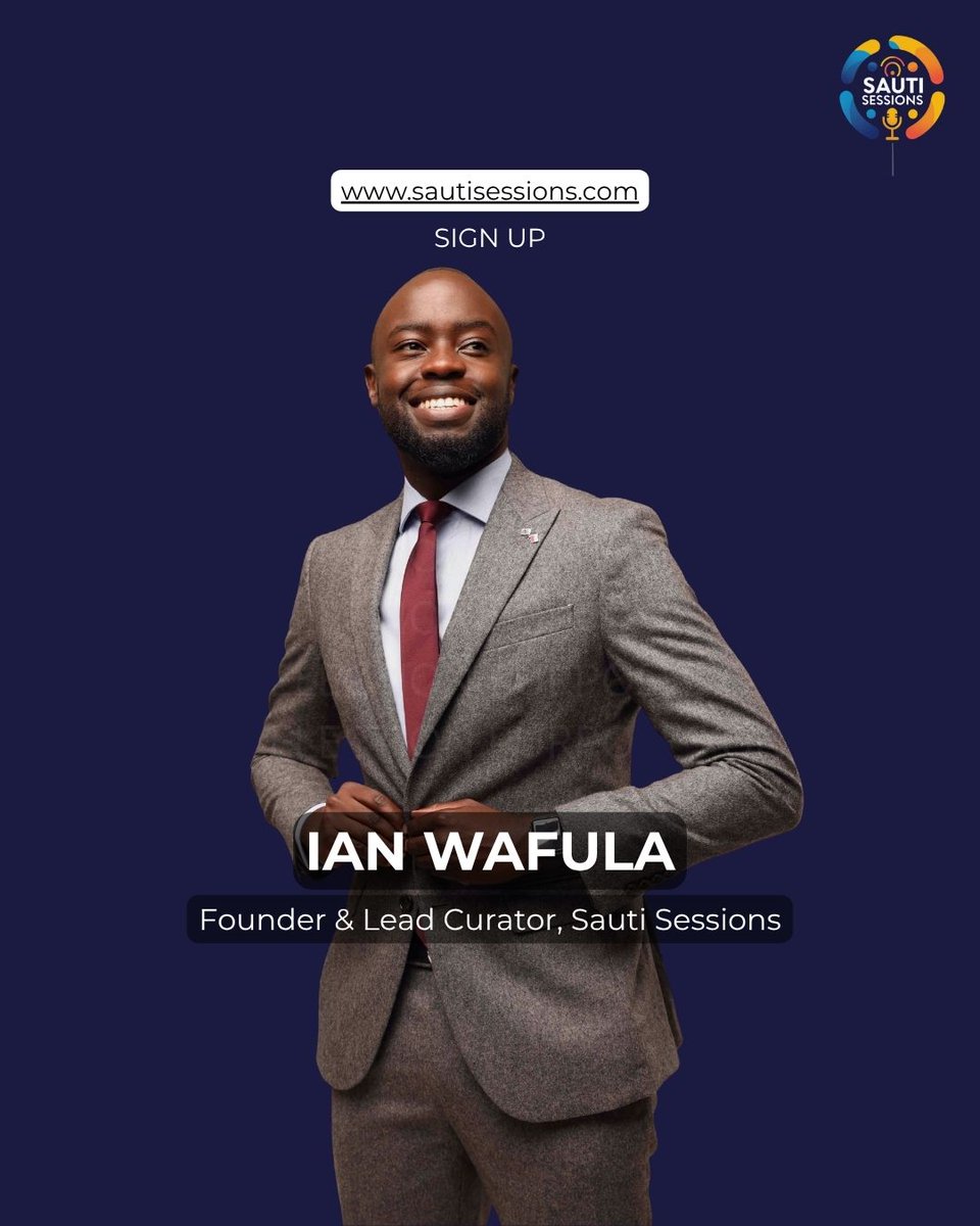 SautiSessions's tweet image. We’re proud to welcome @ian_wafula as Founder & Lead Curator of Sauti Sessions — a new civic platform where stories meet power and young voices shape Kenya’s future.
#SautiSessions #VoicesAtTheTable #CivicStorytelling