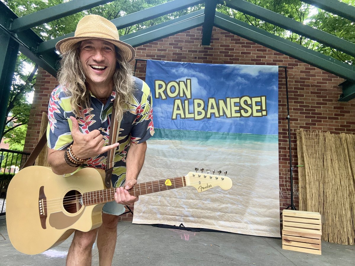 CityofHoboken's tweet image. It's Christmas in July as Ron Albanese, AKA Polka Dot/ Elvis the Elf, swoops into Shipyard Park tonight with high-kicking, guitar-strumming, nonstop, sing-along fun for the whole family! The free Concert in the Park runs from 6:30 PM - 7:30 PM.