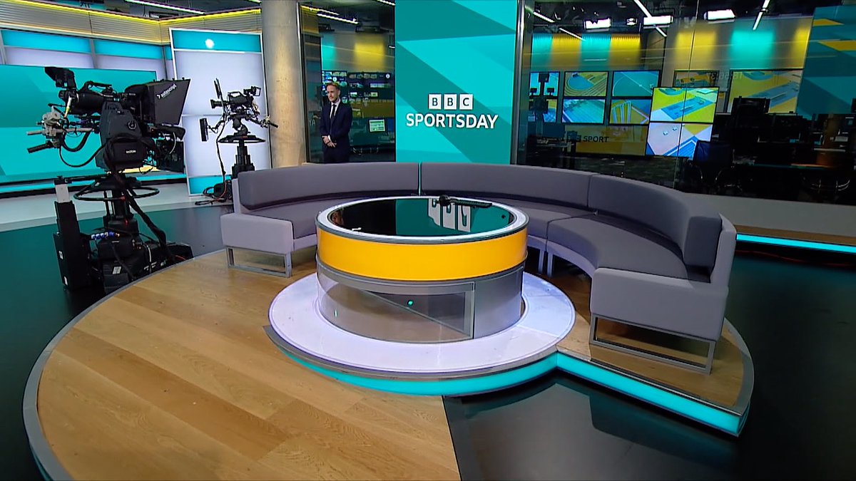 A pleasure to be back in Manchester to present national BBC sports bulletins.📺 

With Wimbledon, cricket &amp; the Euros - it was a busy old weekend! 🎾🏏⚽️