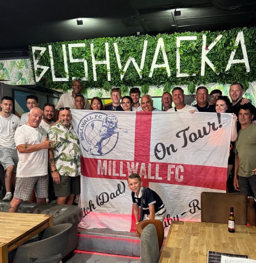 theawayfans's tweet image. Millwall fans in Spain for their pre season tour.
Quality! 👏🍺