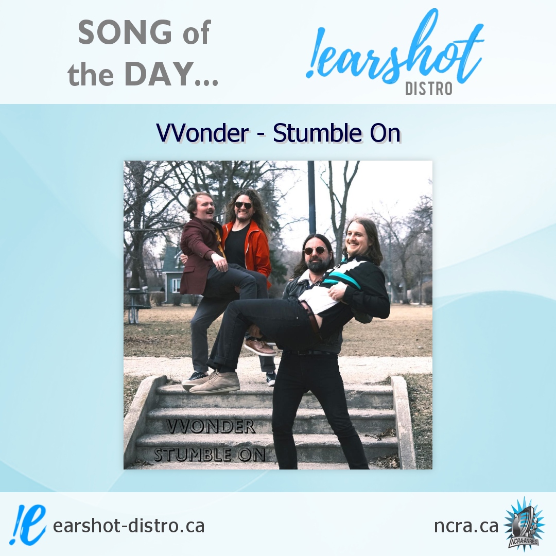 Our #EarshotSongOfTheDay is 'Stumble On' by VVonder. The #Winnipeg band offers up telling, self-examining prose with refreshingly retro tinged arrangements &amp; vocals in this indie rock track.

More: vvonder.komi.io
#earshotdistro #musicdistro