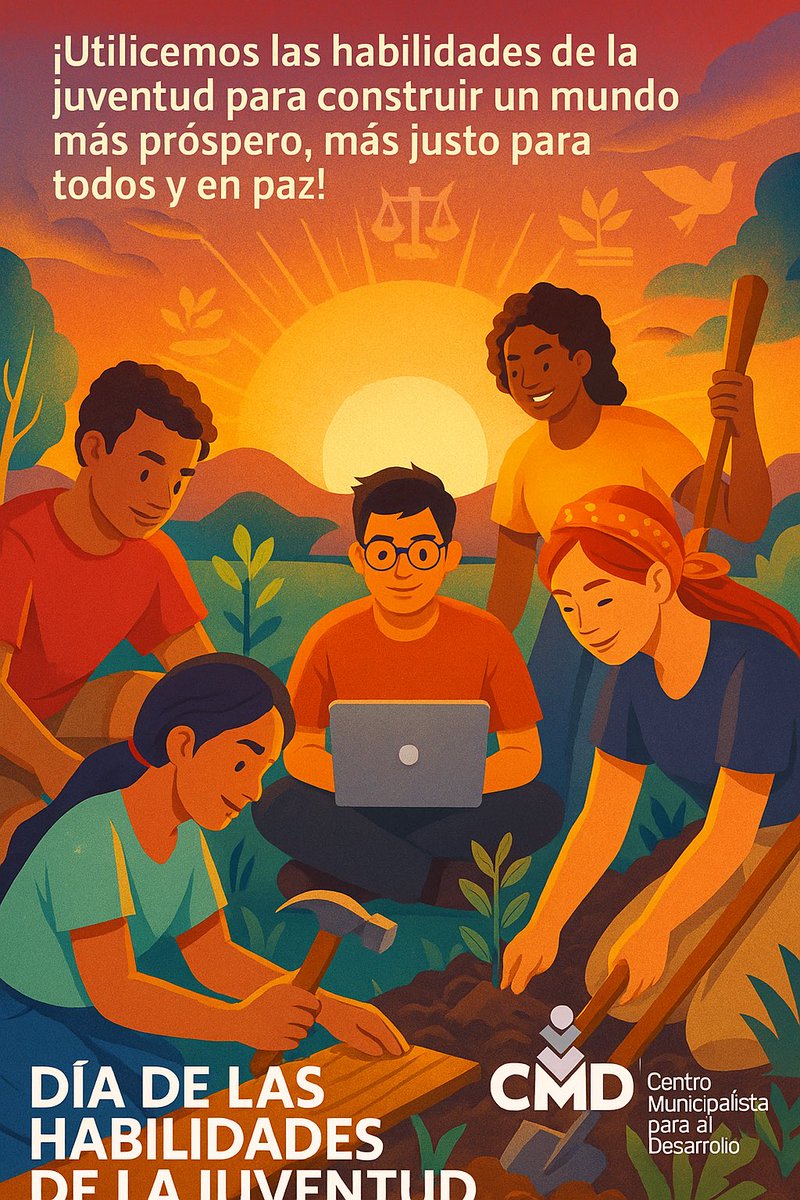 Desde lo local, debemos apoyar a la juventud para el desarrollo pleno de sus habilidades que les permitan tener una vida plena, aportando a la construcción de sociedades más prósperas y vibrantes.
#DíaDeLasHabilidadesDeLaJuventud