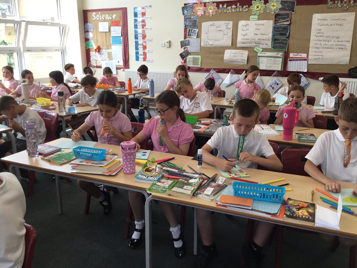 When it’s too hot to work the ice pops come out.