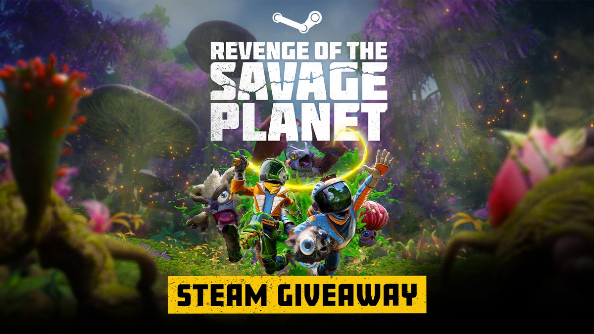 SavagePlanetHub's tweet image. 🔑 GIVEAWAY 🔑
We're handing out 3x Steam keys for our game! To enter:
🔶 Retweet this post
🔶 Reply with #ROTSP
🔶 Follow @SavagePlanetHub
Winners will be chosen & contacted on Jul 24th! 🗓️