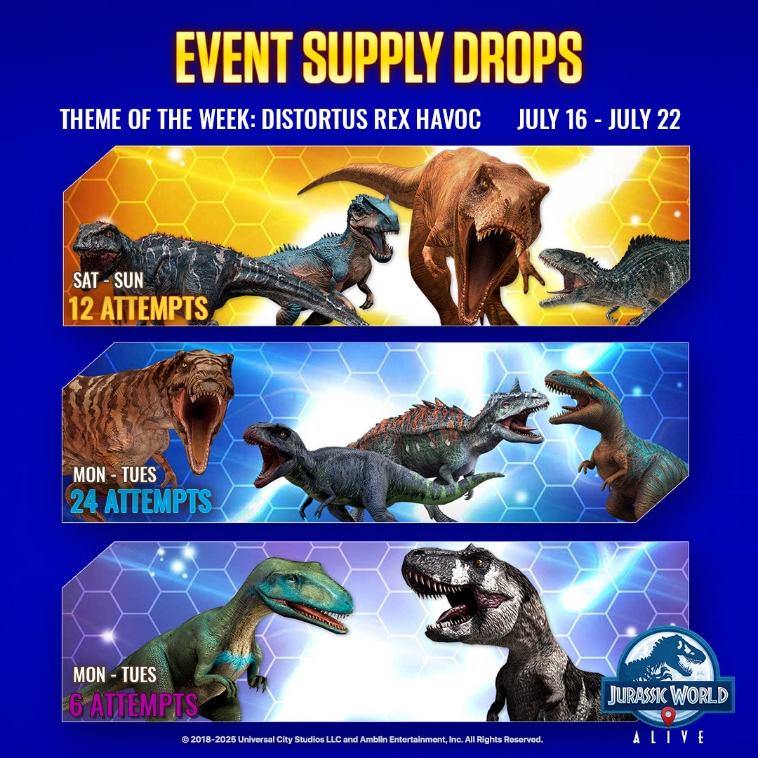 JWorldAlive's tweet image. Get ready for a new week! Follow us &amp;amp; stay up-to-date with the weekly Events. Who will you be darting this week? 

Note: If changes occur, we’ll make sure to mention them here
Play today and Claim your FREE in-game gift: ludia.gg/JWA25_715