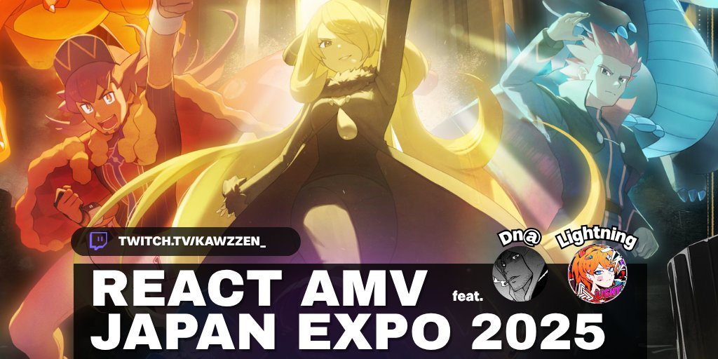 Ce jeudi à 20h30, on visionne et commente le TOP 10 AMV Japan Expo en compagnie des immenses DN@ et Lightning, AMV Makers de renom! 

100% de clips exceptionnels qui vous attendent! 
Ca va être un vrai classic burger ce stream 🍔
