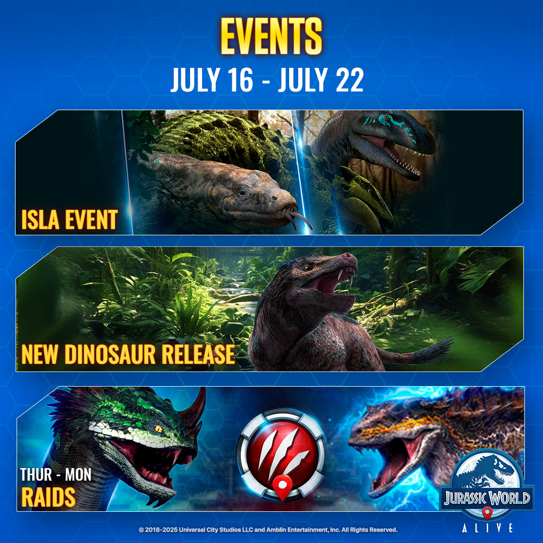 JWorldAlive's tweet image. Get ready for a new week! Follow us &amp;amp; stay up-to-date with the weekly Events. Who will you be darting this week? 

Note: If changes occur, we’ll make sure to mention them here
Play today and Claim your FREE in-game gift: ludia.gg/JWA25_715