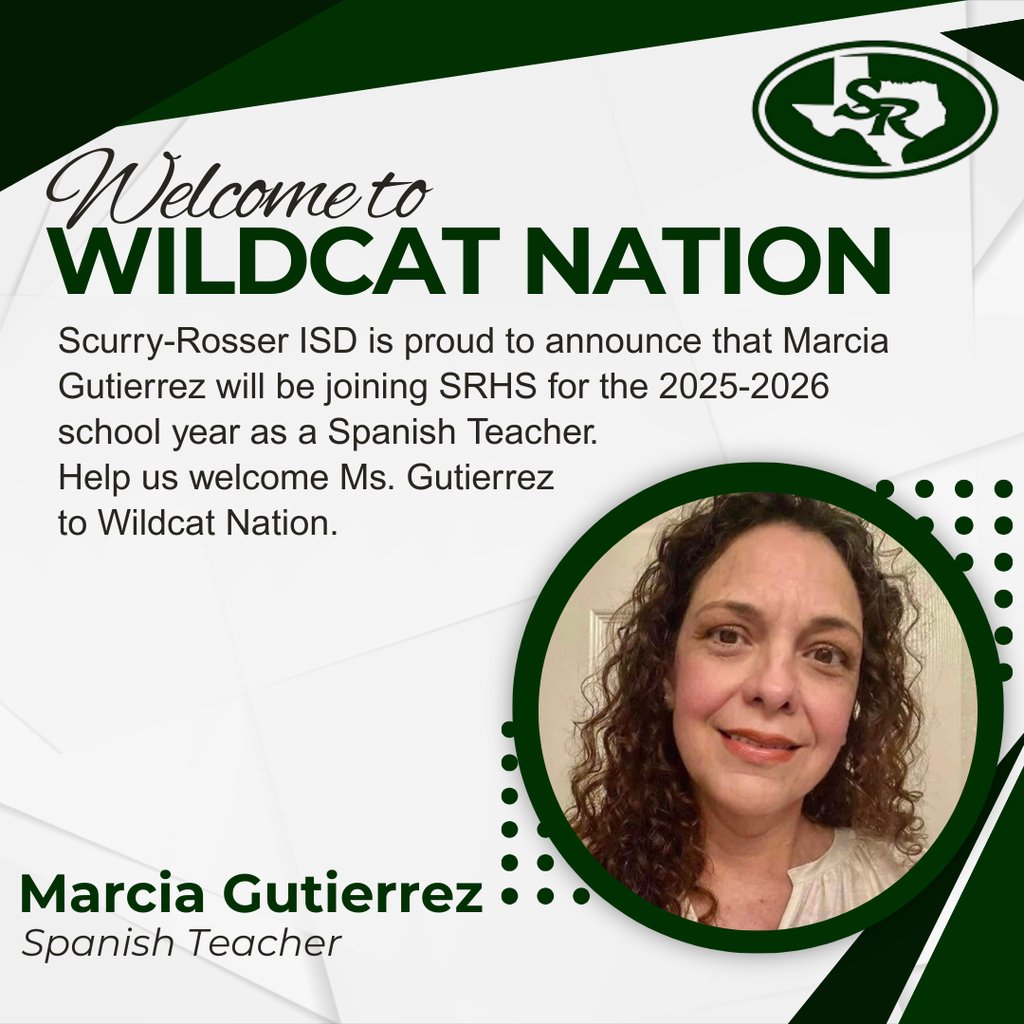 Let's welcome Marcia Gutierrez to Wildcat Nation!