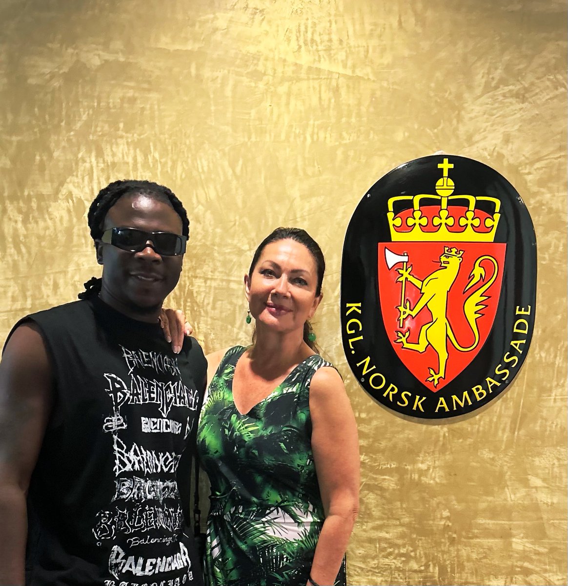 Ambassador Ingrid Mollestad (@norwayinghana) on Twitter photo Saying goodbye to <a href="/stonebwoy/">THE TORCHER</a> today 😢 wishing all the best to this amazing musician and human being🇬🇭❤️ Saying goodbye to <a href="/stonebwoy/">THE TORCHER</a> today 😢 wishing all the best to this amazing musician and human being🇬🇭❤️