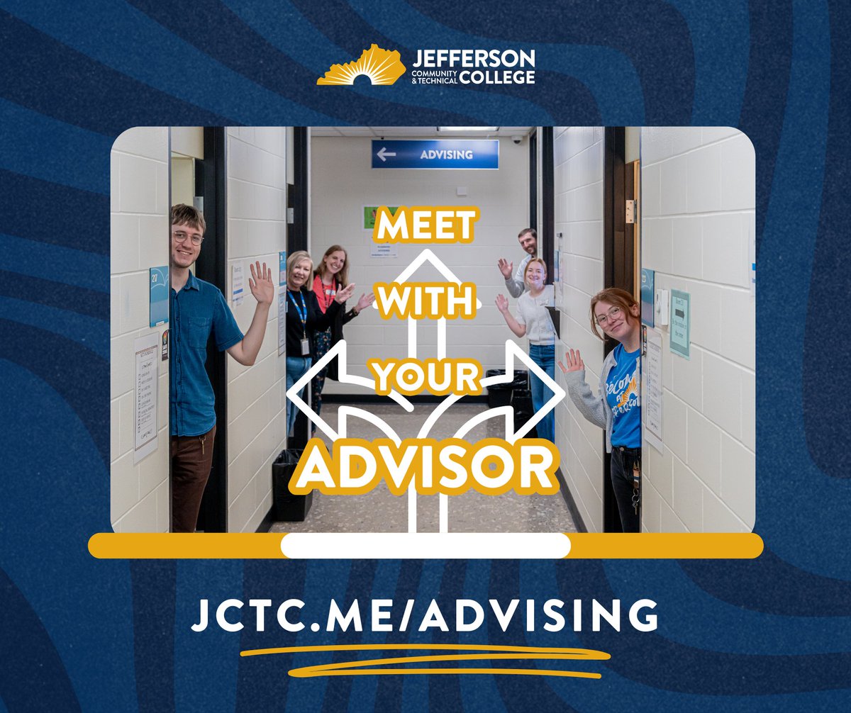 Why wait til the last minute when your advisors are ready to meet with you now? Get ready for the fall semester today and make an advising appointment at JCTC.ME/Advising!