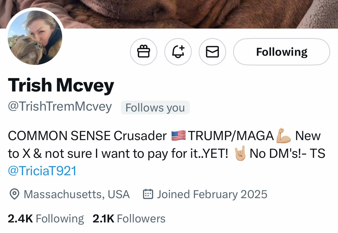 Steeler4ever (@steeler4ever79) on Twitter photo Here is a fantastic up and coming account. She is really funny too.
<a href="/TrishTremMcvey/">Trish Mcvey</a> will connect back.
😁😁😁😁😁 Here is a fantastic up and coming account. She is really funny too.
<a href="/TrishTremMcvey/">Trish Mcvey</a> will connect back.
😁😁😁😁😁