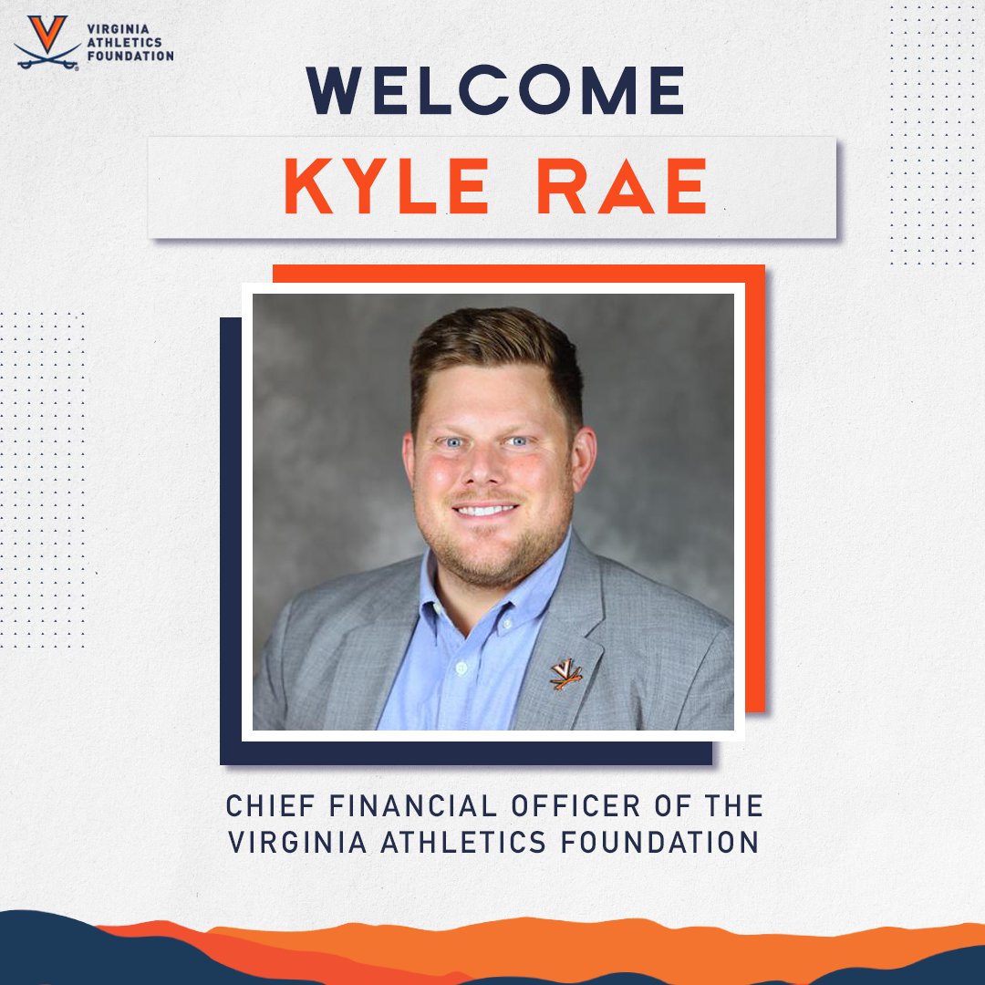 Virginia Athletics Foundation (@uva_vaf) on Twitter photo Join us in welcoming our new CFO, Kyle Rae!
Kyle joins the VAF having previously served as Virginia’s Associate Athletics Director for Business Operations. Join us in welcoming our new CFO, Kyle Rae!
Kyle joins the VAF having previously served as Virginia’s Associate Athletics Director for Business Operations.