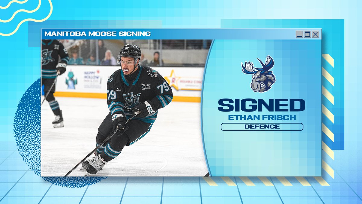 ManitobaMoose's tweet image. We've got FOUR signings to announce 📈
Forwards Kevin Conley and Chase Yoder, along with defencemen Ethan Frisch and Graham Sward have signed one-year contracts through the 2025-26 season.
Read more 🗞️| bit.ly/3UjRlKd