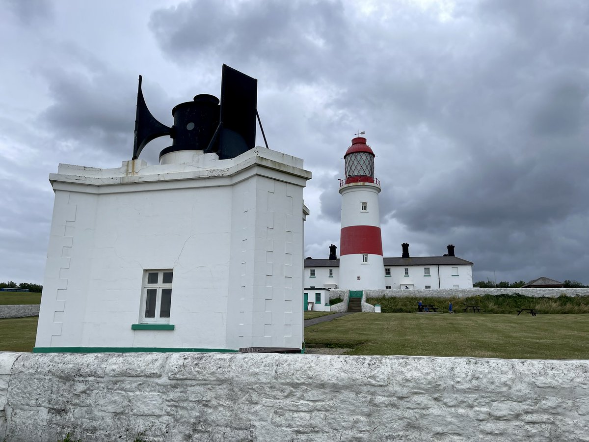 A dull day, but a fascinating visit to <a href="/nationaltrust/">National Trust</a> #Souter #Lighthouse.