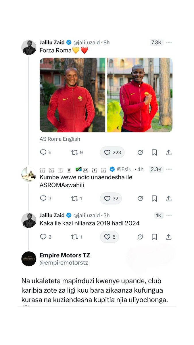 jaliluzaid's tweet image. An enduring legacy in the annals of Tanzanian football ✊🏼