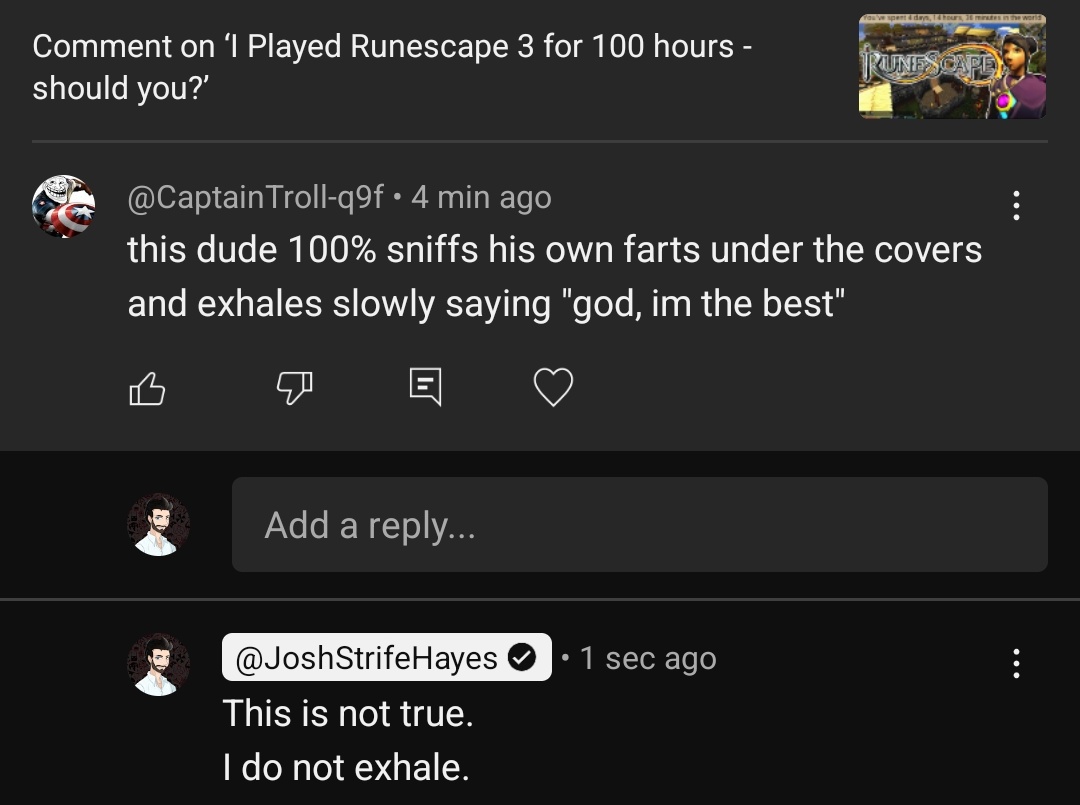 JoshStrifeHayes's tweet image. If you're going to insult me, at least get it right.