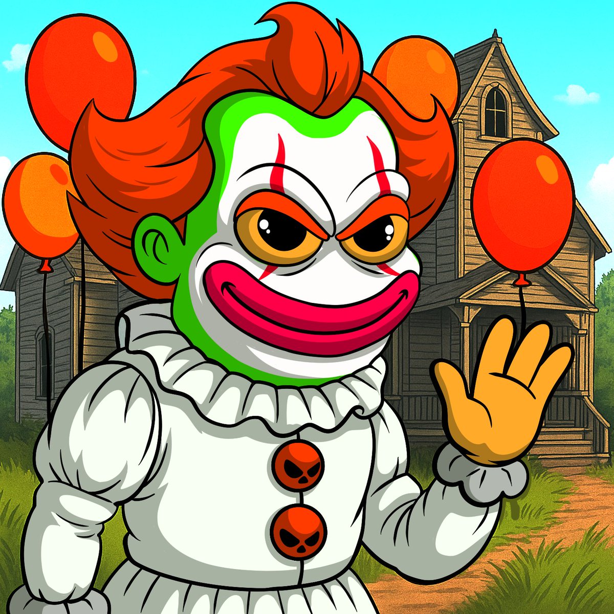 AlfonsoJ (@alfonsojm1) on Twitter photo Bepe Pennywise SOLD
<a href="/PennywiseSkull/">🌱Pennywise🎈🍊= 🫵😹</a> thanks Fam 🙌🏻👑
Only two more NFTs are left to complete this collection.
Thank you all for your support. You're all the best 🫂🤜🏻💥🤛🏻 Bepe Pennywise SOLD
<a href="/PennywiseSkull/">🌱Pennywise🎈🍊= 🫵😹</a> thanks Fam 🙌🏻👑
Only two more NFTs are left to complete this collection.
Thank you all for your support. You're all the best 🫂🤜🏻💥🤛🏻