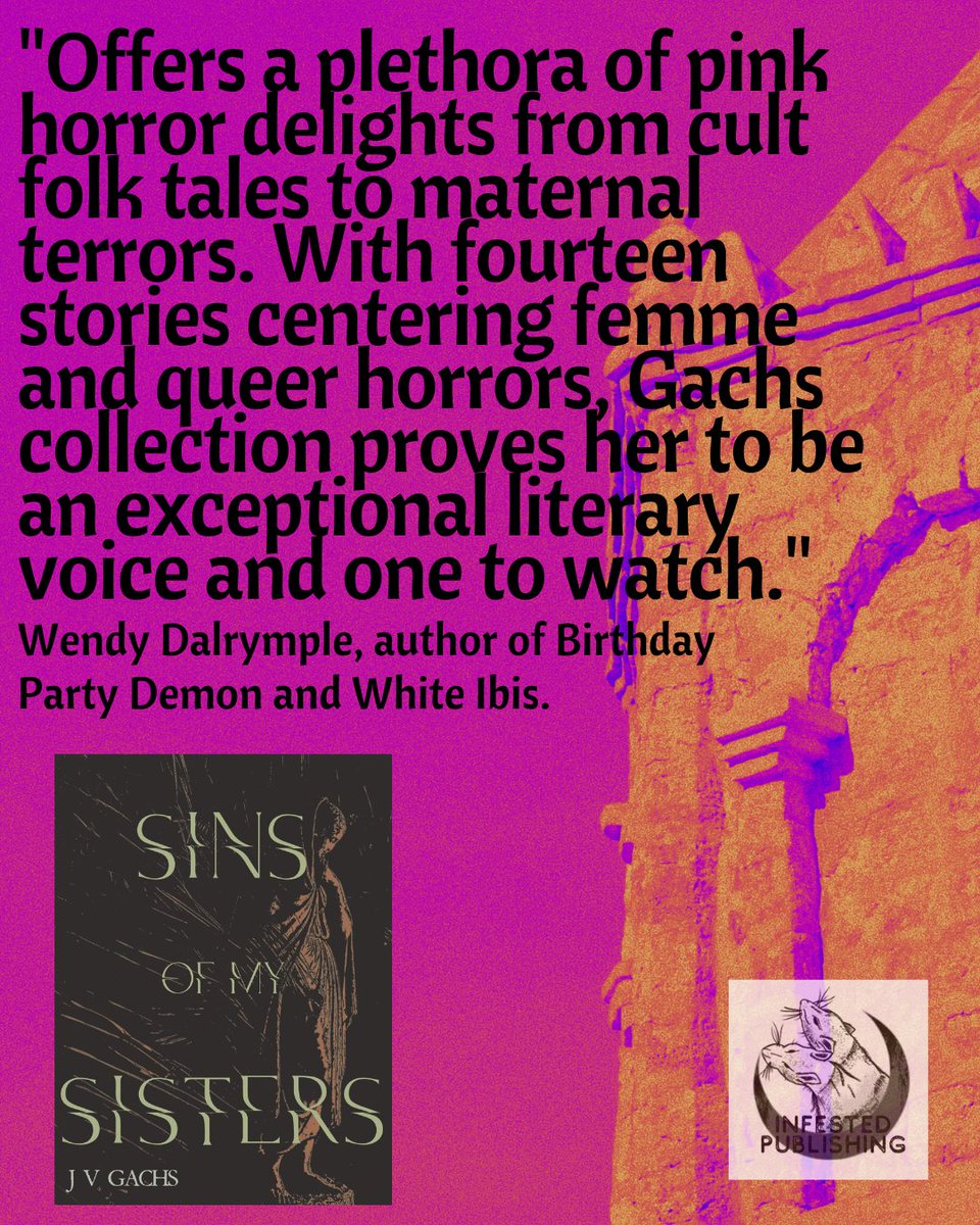 InfestedPub's tweet image. Thanks to Wendy for this great blurb. She really captured the essence of Jules' voice.
Get ready for the 27th of October, friend-shapes 🐀🖤🐁
