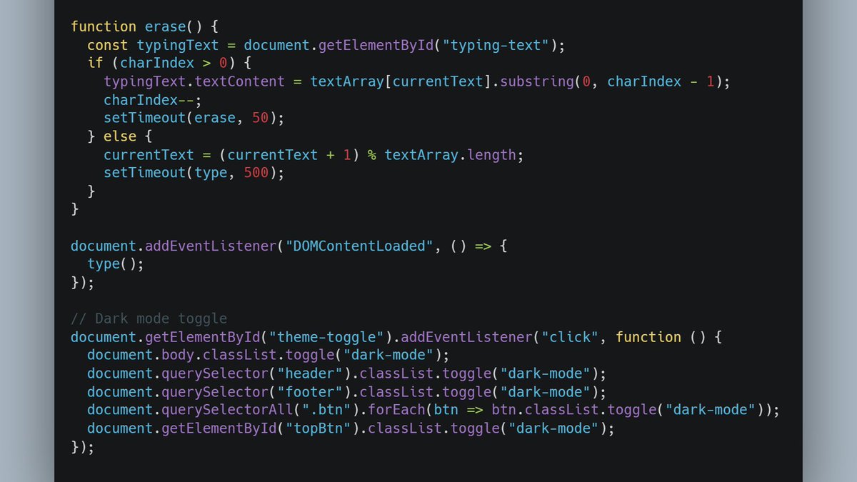 ImamSaudat's tweet image. 🚨 My personal portfolio is live!
It's not perfect (and it's okay).
Built entirely with HTML, CSS & JavaScript; no templates, no drag-and-drop tools.
Every line of code? Written by me.
Here’s what I built and what it means to me 🧵👇
#WomenWhoCode #LearningInPublic