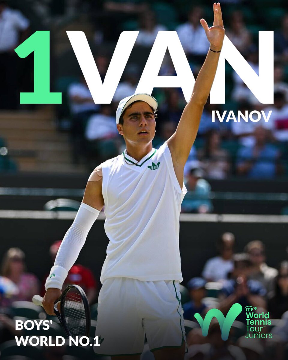 ITFTennis's tweet image. History made 🇧🇬
Ivan Ivanov becomes the new ITF Junior World No. 1 — the first Bulgarian to do it since Grigor Dimitrov in 2008