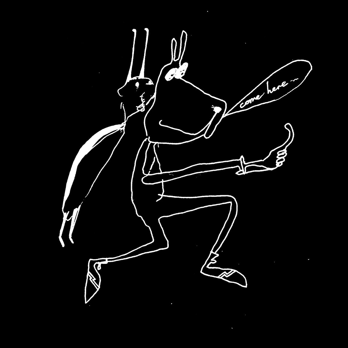 thebookchode's tweet image. leather chaps and duck-tape diapy with a double eyepatch + aluminium foil hat, @EdwardSkeletrix