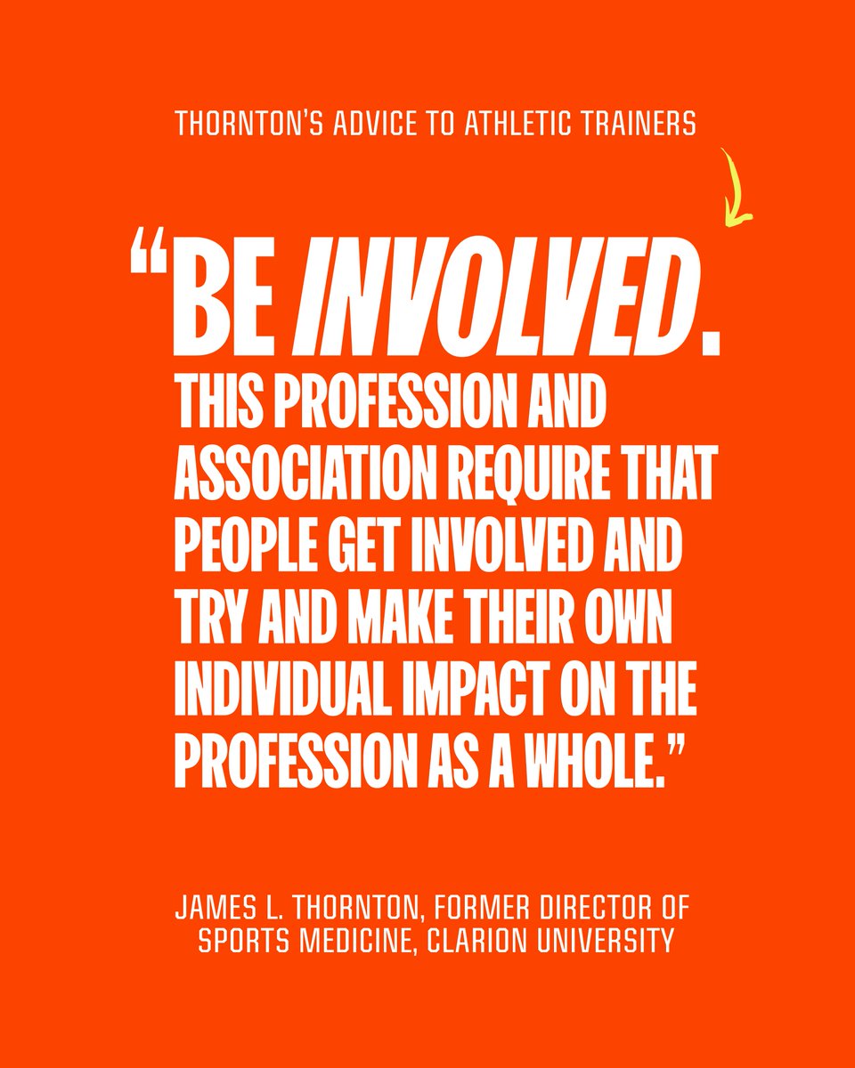 GPPartner's tweet image. James L. Thornton, MA, LAT, ATC, is this year’s Tim Kerin Award recipient—honoring his embodiment of the service, dedication, and integrity that defined Tim Kerin’s legacy. He shares advice to inspire current and future athletic trainers.