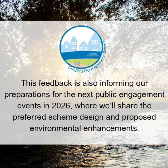 GuildfordFS's tweet image. Your feedback is important. We are now looking at ways to incorporate feedback into scheme plans. Where possible, this will be presented at a future public event 📅