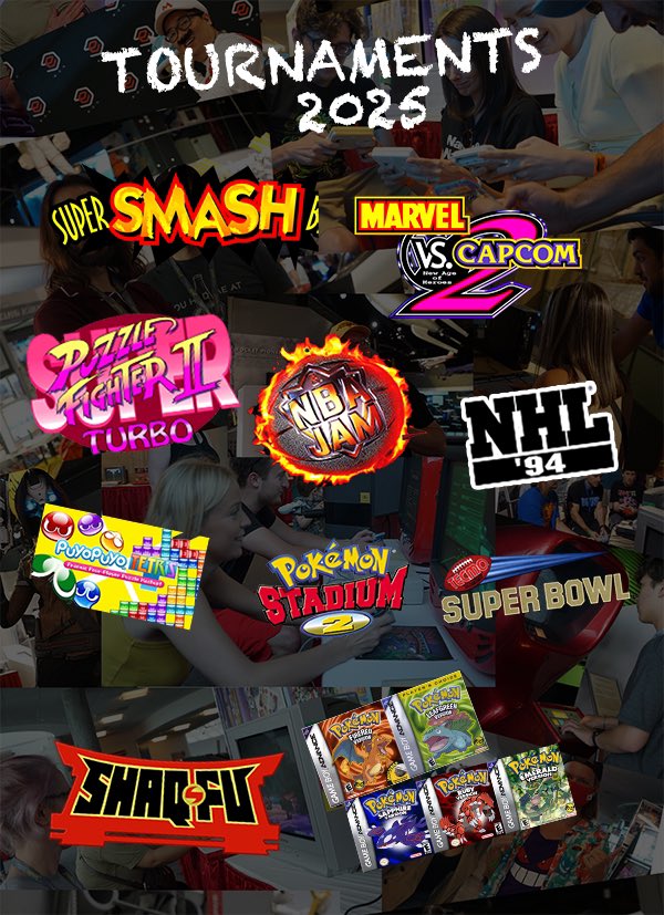 Liretro's tweet image. Who’s in?
Full tournament schedule is now live at LIRetro.com/tournaments