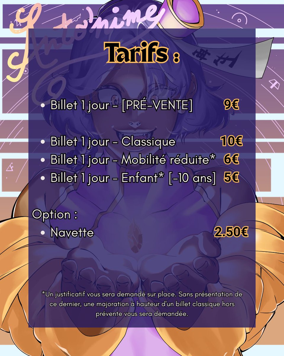 antonime_conv's tweet image. C'est ce soir la grande ouverture de notre billetterie en prévente ! 🏁
Ne tardez pas à acheter votre place si vous voulez profiter d'un tarif avantageux !
Ca se passe ici : helloasso.com/associations/w…
Attention, cette réduction ne sera disponible à l'achat que jusqu'au 15/08/25