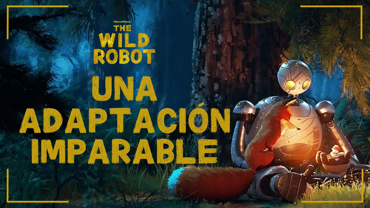 🎬🎬🎬 NUEVO VÍDEO - THE WILD ROBOT: UNA ADAPTACIÓN IMPARABLE

Análisis de la evolución, adaptación, paralelismos y mensajes de una de las películas más recordadas del pasado año 2024 y una de las cintas animadas más emotivas de siempre.

🍿🍿🍿 Ya, aquí: youtu.be/UbOvtzo8Edc?si…
