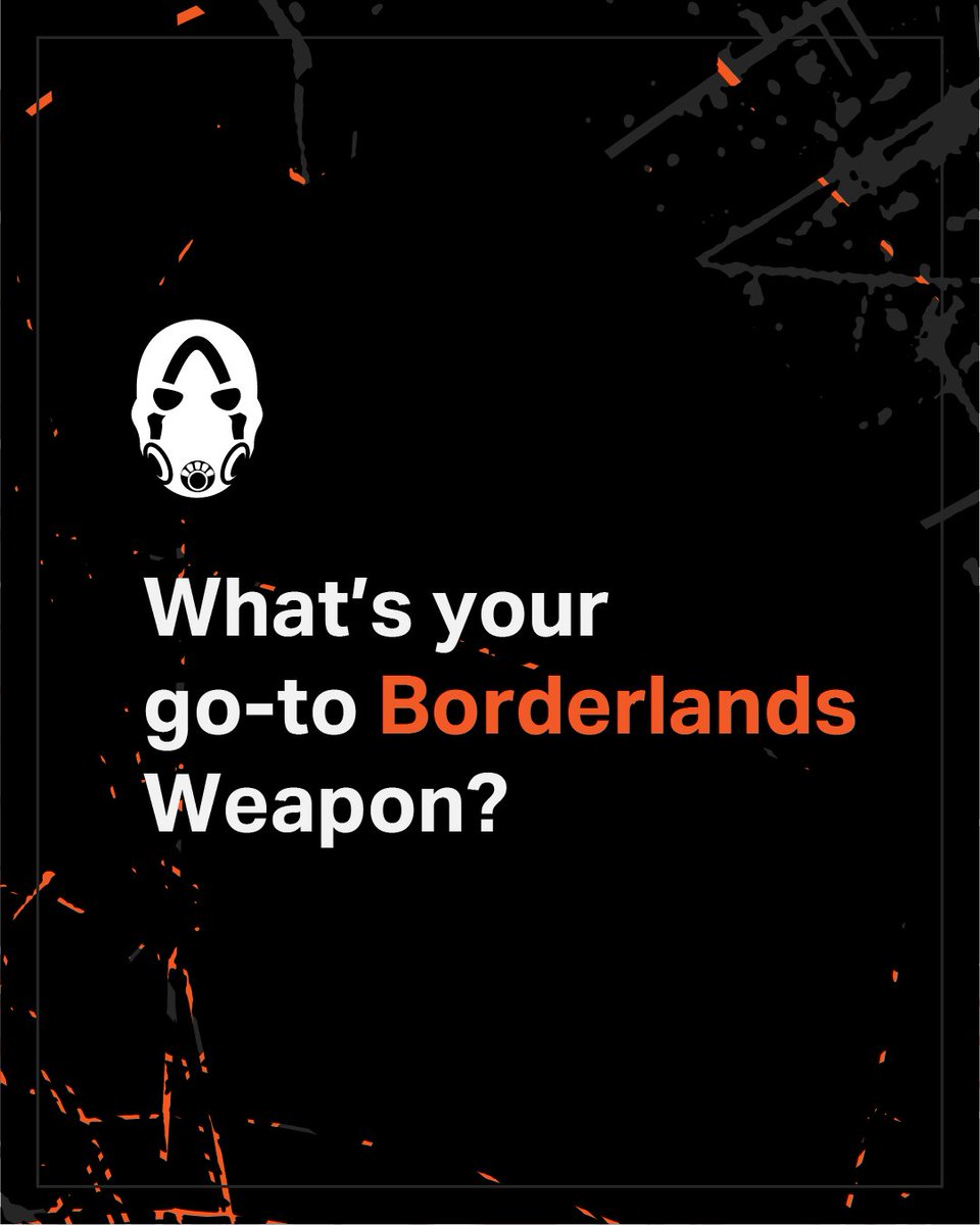 PowerA's tweet image. Which type of weapon is your go-to for wreaking havoc in #Borderlands?
