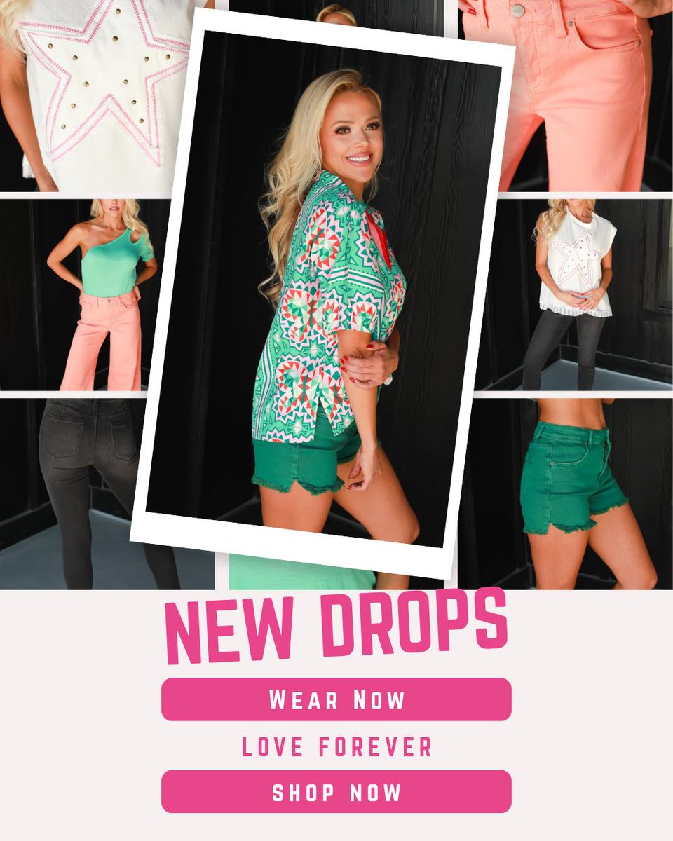 Writer_Sunshine's tweet image. 🚨 New Weekly Drop Just Landed 🚨
30 new pieces. Endless outfit potential. 😉
From tanks and #denim to graphic tees and bold pops of color — these styles are here to shake up your #closet
🛍️ Shop now at Closet Candy!
👉 closetcandy.com/?ref=SUNSHINER…
#ad #sponsored #paid #shopping
