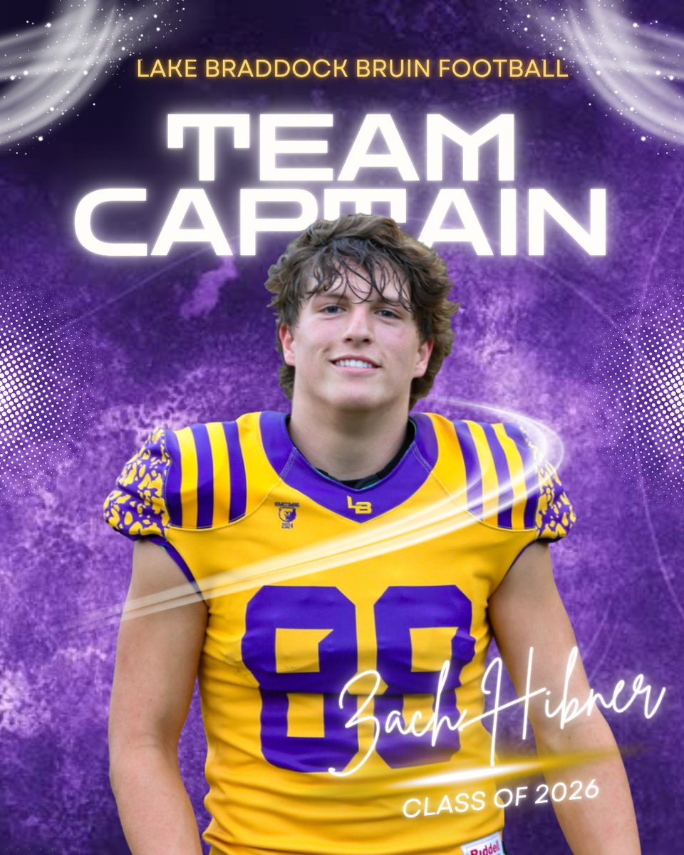 Coach Doc (@mdoc376) on Twitter photo Congratulations <a href="/_ZachHibner_/">Zach Hibner</a> being named captain for 2025 <a href="/LakeBraddockFB/">Lake Braddock 🏈</a> <a href="/FCPSLBSS/">Lake Braddock SS</a> <a href="/LBathletic/">LB Bruins Athletics</a> <a href="/bruins_atp/">LB Athletic Training</a> <a href="/bruin_boosters/">Bruin Boosters - Lake Braddock</a> Congratulations <a href="/_ZachHibner_/">Zach Hibner</a> being named captain for 2025 <a href="/LakeBraddockFB/">Lake Braddock 🏈</a> <a href="/FCPSLBSS/">Lake Braddock SS</a> <a href="/LBathletic/">LB Bruins Athletics</a> <a href="/bruins_atp/">LB Athletic Training</a> <a href="/bruin_boosters/">Bruin Boosters - Lake Braddock</a>